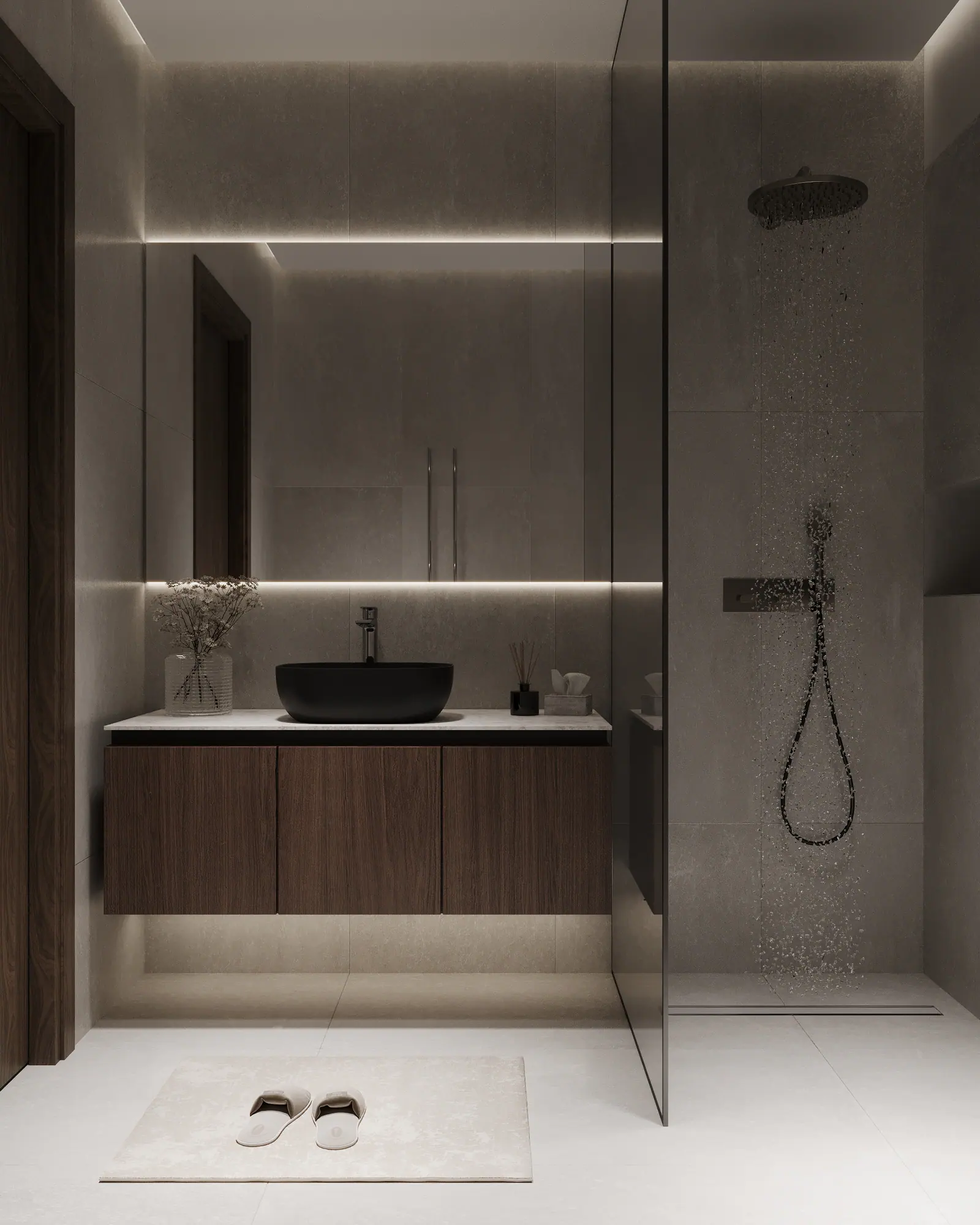 Douche à l’italienne de la Résidence Harmony